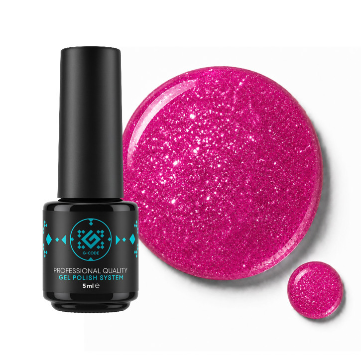 Reflective Summer Gel Polish G-Code — світловідбиваючий гель-лак з мерехтливим ефектом #2